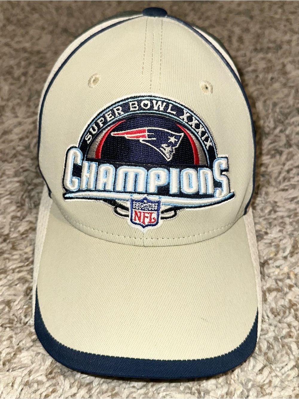 NFL Patriots Super Bowl Champions Hat 2005